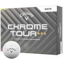 Callaway Chrome Tour TD Golf Balls - White - 12 Pack