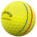 Callaway Chrome Tour Triple Track Golf Balls - Yellow - 3 Sleeve