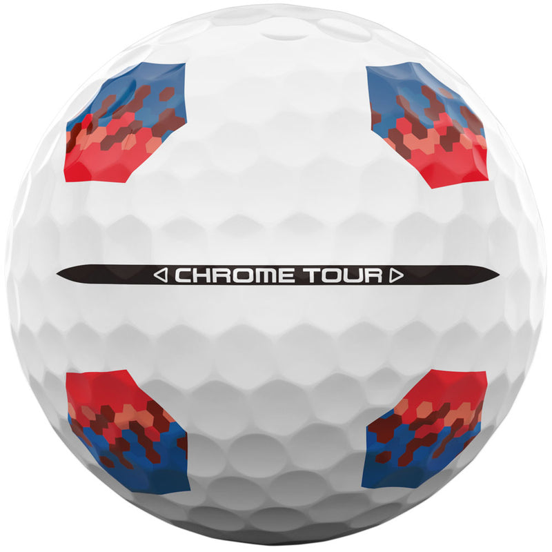 Callaway Chrome Tour TruTrack Golf Balls - White - 12 Pack