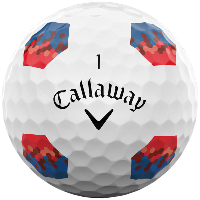 Callaway Chrome Tour TruTrack Golf Balls - White - 12 Pack