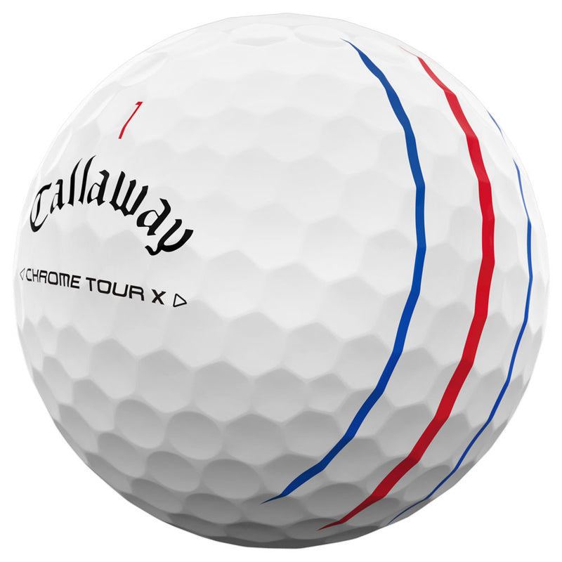 Callaway Chrome Tour X Triple Track Golf Balls - White - 12 Pack