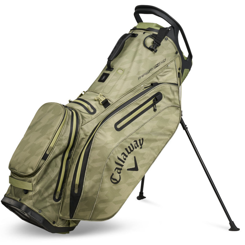 Callaway Fairway 14 HD Waterproof Stand Bag - Olive Houndstooth