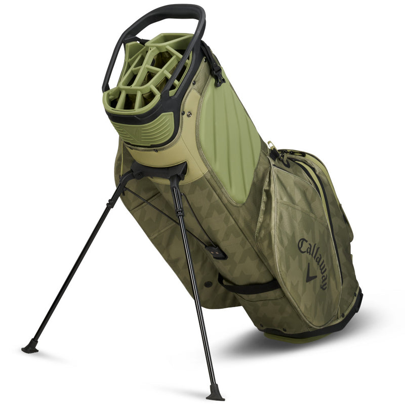 Callaway Fairway 14 HD Waterproof Stand Bag - Olive Houndstooth