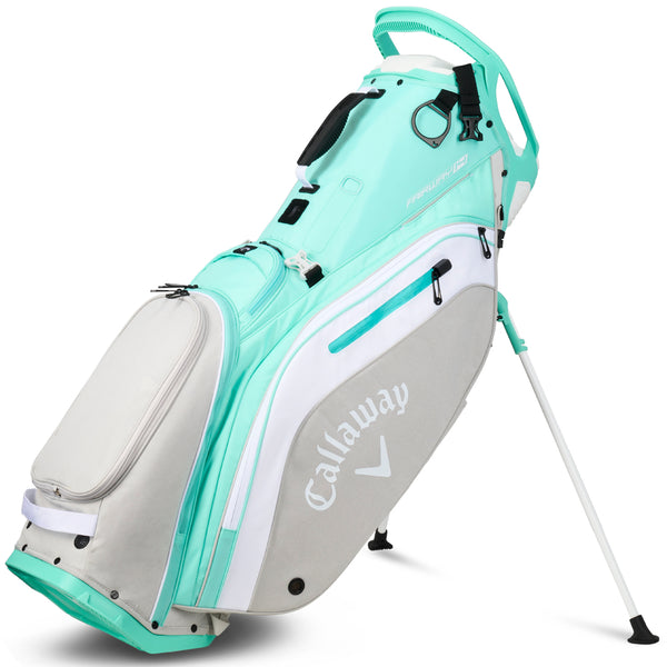 Callaway Fairway 14 Stand Bag - Aqua/White/Silver Heather