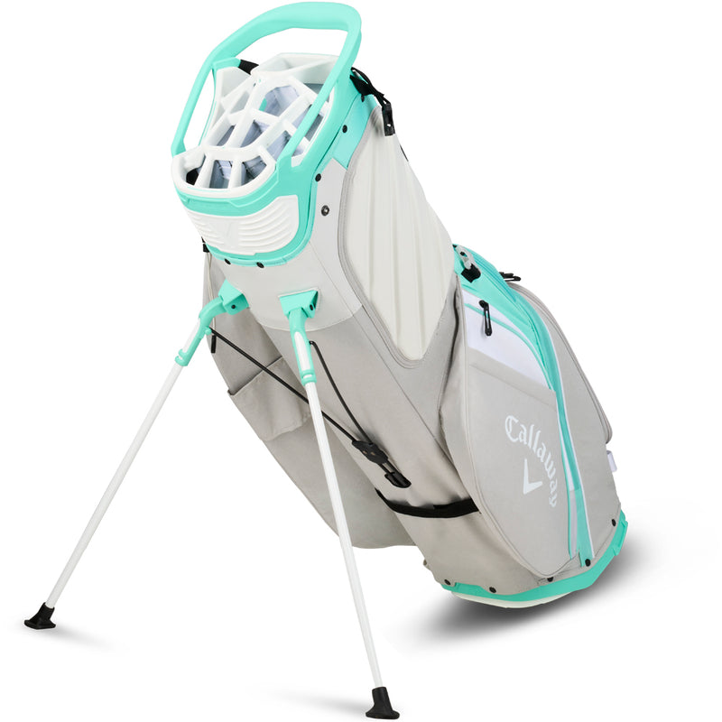 Callaway Fairway 14 Stand Bag - Aqua/White/Silver Heather