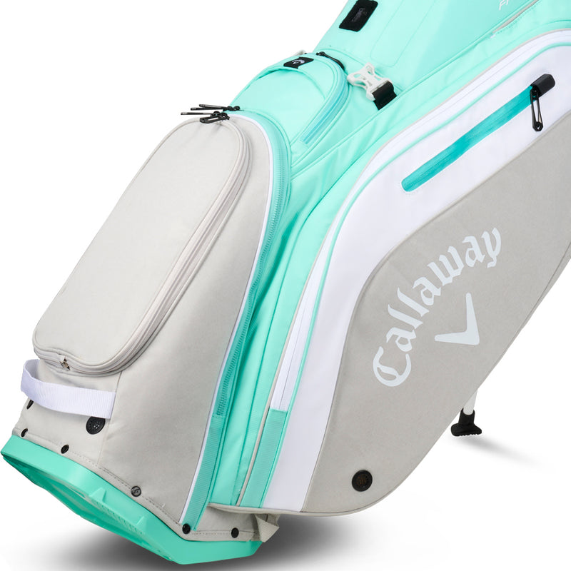 Callaway Fairway 14 Stand Bag - Aqua/White/Silver Heather