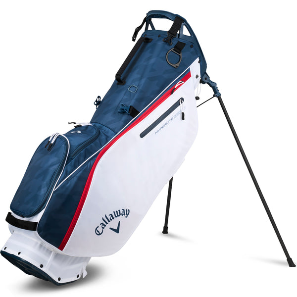 Callaway Hyperlite Zero Stand Bag - Navy Houndstooth/White/Red