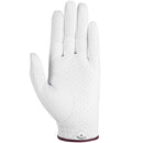 Callaway Ladies Reva Golf Glove - White/Eggplant