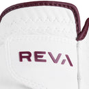 Callaway Ladies Reva Golf Glove - White/Eggplant
