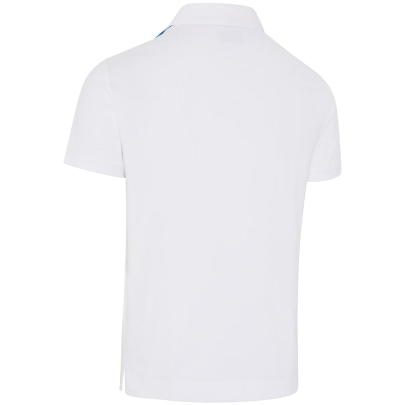 Callaway Ombre 3D Chev Geo Polo Shirt - Bright White