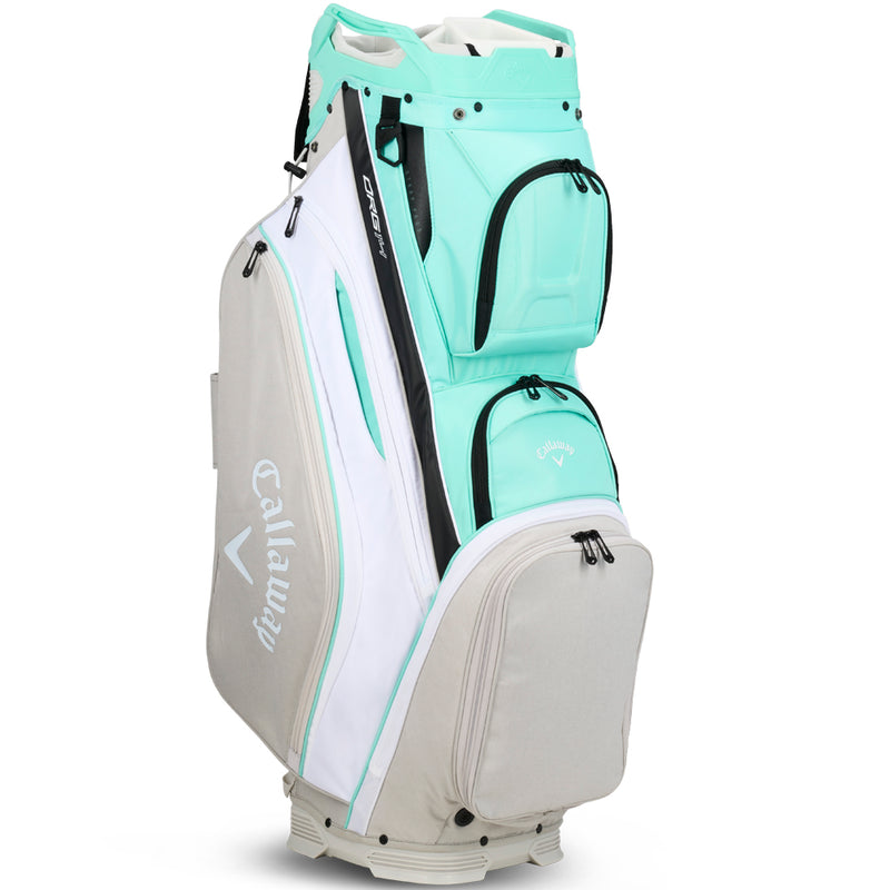 Callaway Org 14 Cart Bag - Aqua/White/Silver Heather