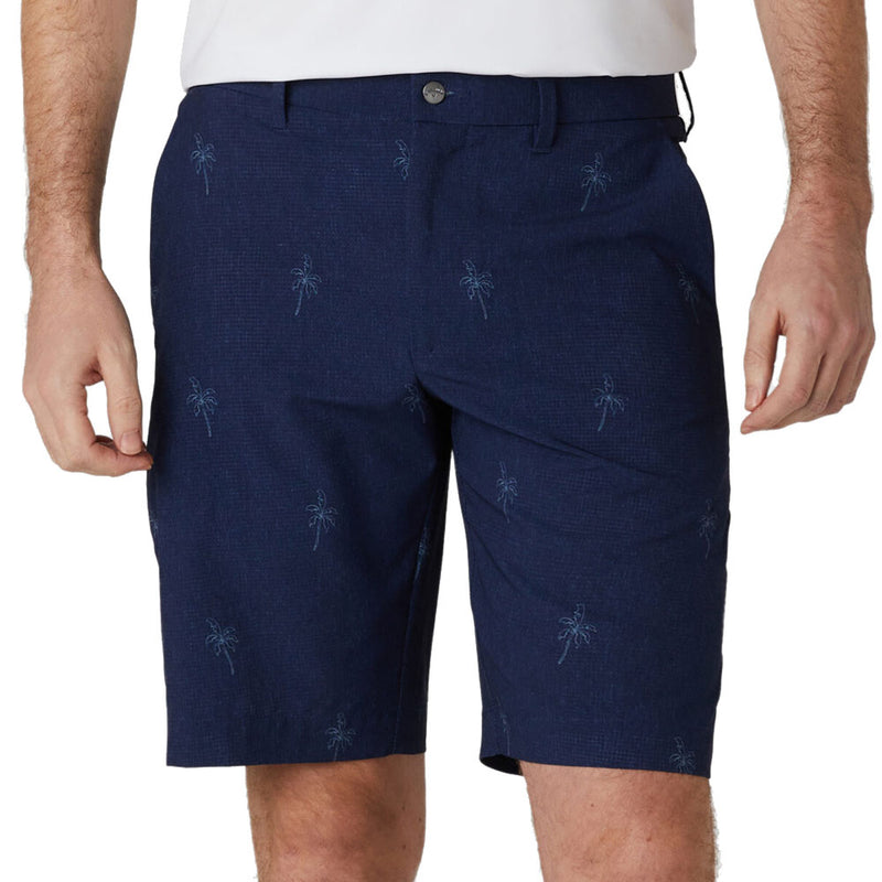 Callaway Palm Print Shorts - Peacoat