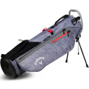 Callaway Par 3 HD Waterproof Pencil Bag - Charcoal Houndstooth/Red