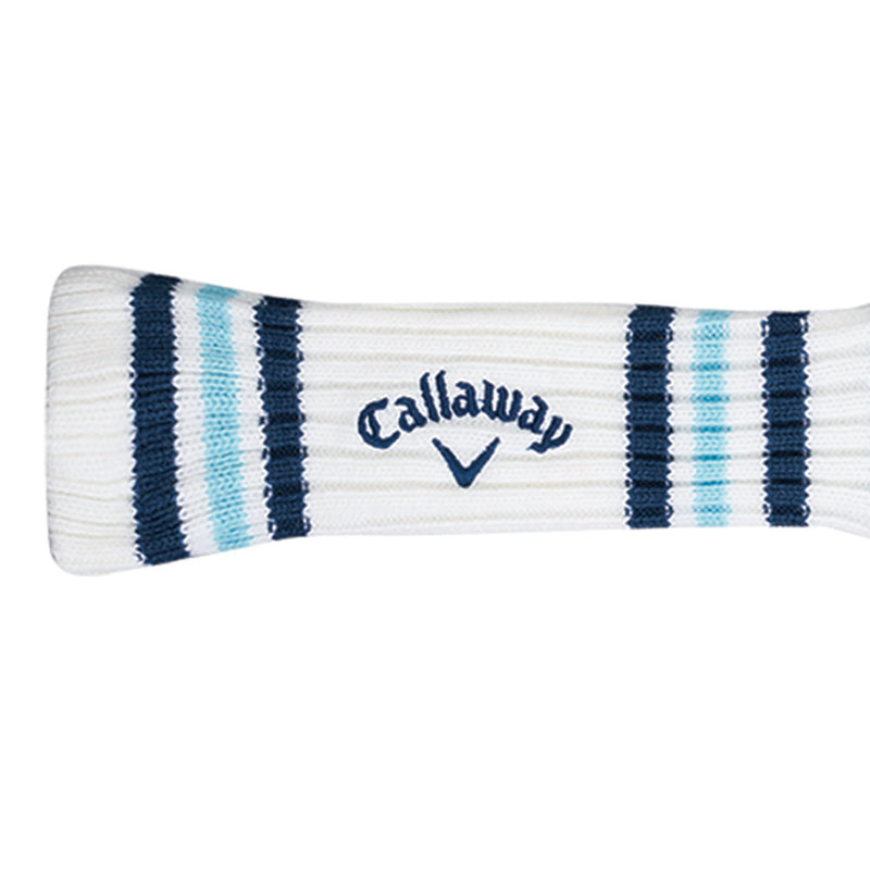 Callaway Pom Pom Driver Headcover - White/Light Blue/Navy