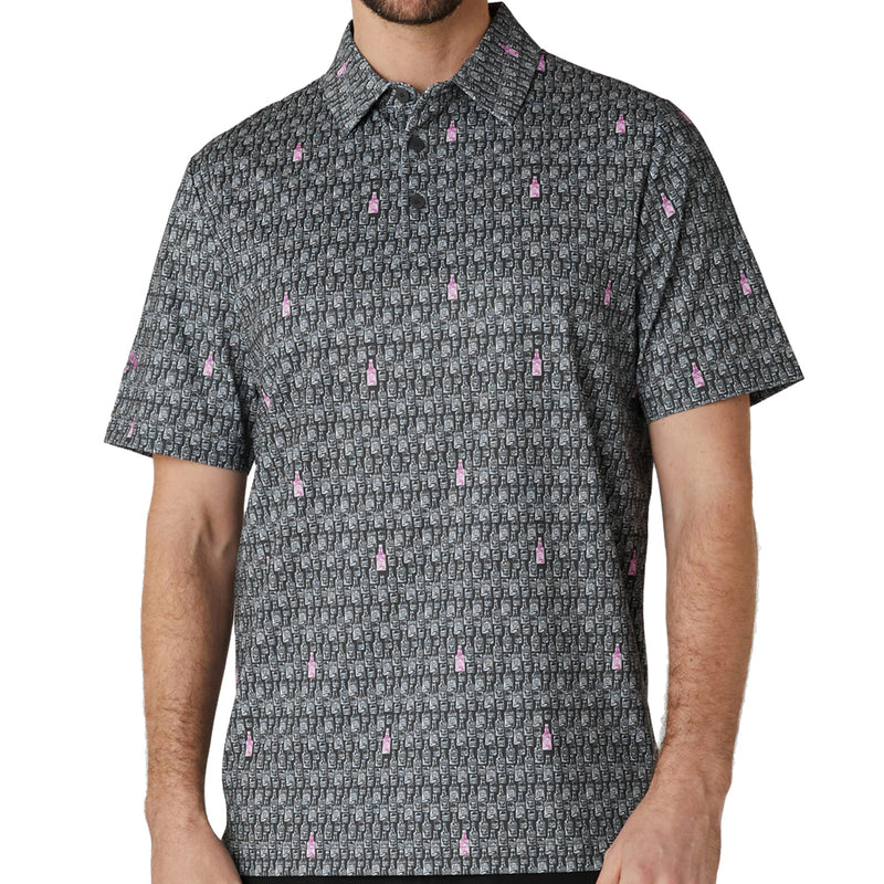 Callaway Scotch Novelty Polo Shirt - Asphalt