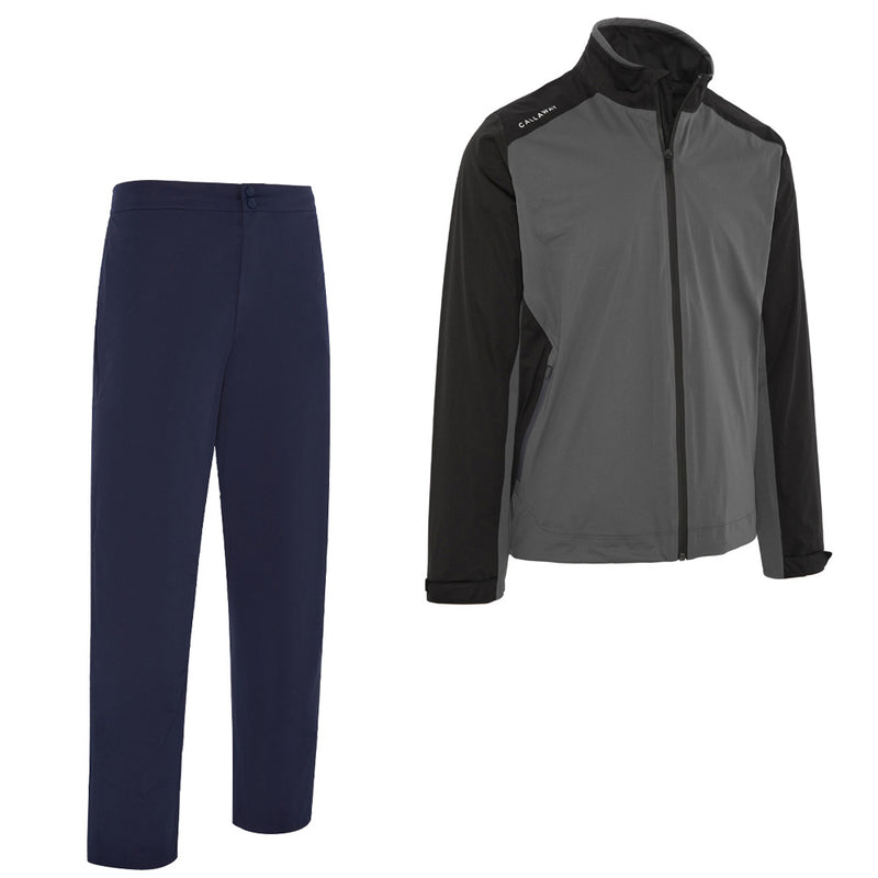 Callaway Stormlite III Waterproof Suit - Caviar/Peacoat