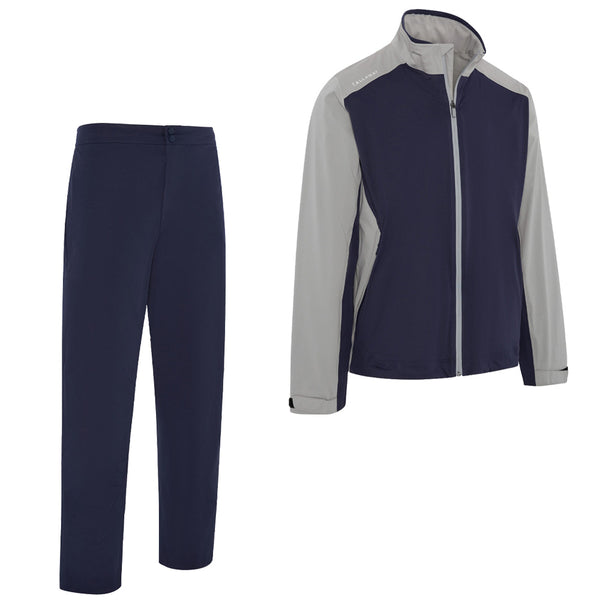 Callaway Stormlite III Waterproof Suit - Concrete/Peacoat