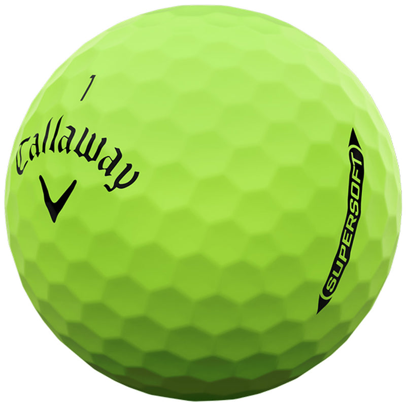 Callaway Supersoft Golf Balls - Matte Green - 12 Pack