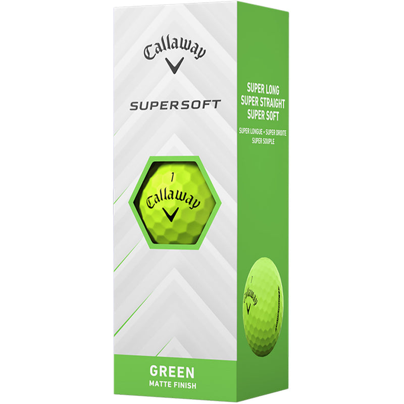 Callaway Supersoft Golf Balls - Matte Green - 12 Pack