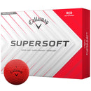Callaway Supersoft Golf Balls - Matte Red - 12 Pack