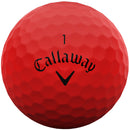 Callaway Supersoft Golf Balls - Matte Red - 12 Pack