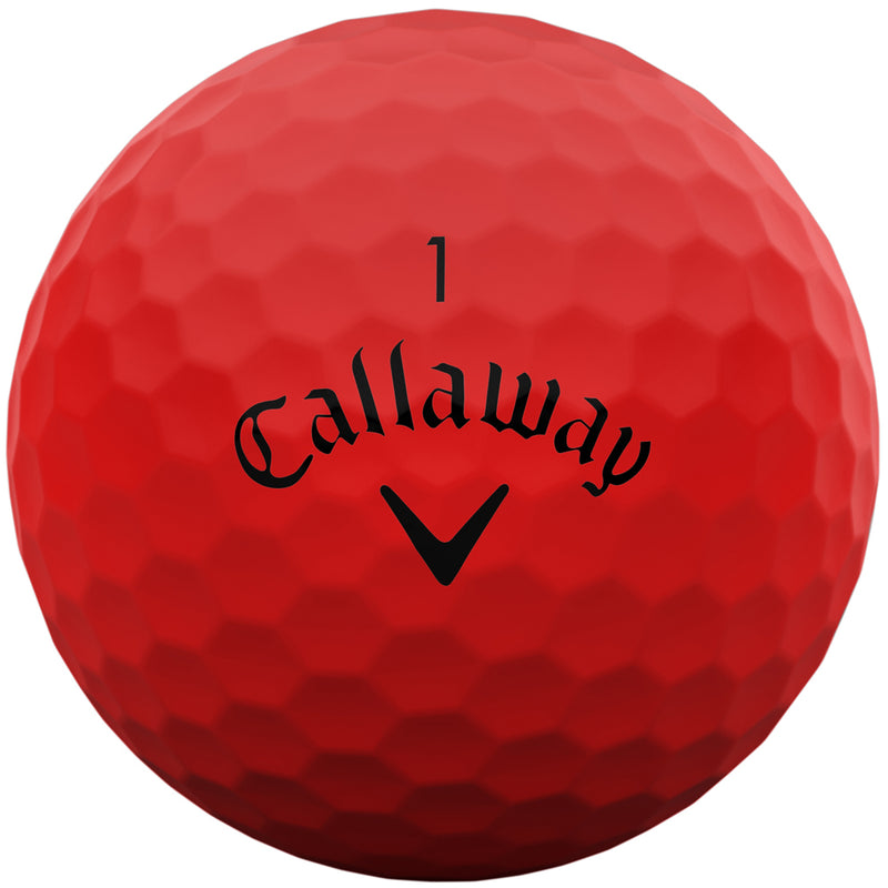 Callaway Supersoft Golf Balls - Matte Red - 12 Pack