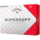 Callaway Supersoft Golf Balls - Matte Red - 12 Pack