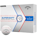 Callaway Supersoft Splatter 360 Golf Balls - Red - 12 Pack