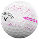 Callaway Supersoft Splatter 360 Golf Balls - Pink - 12 Pack