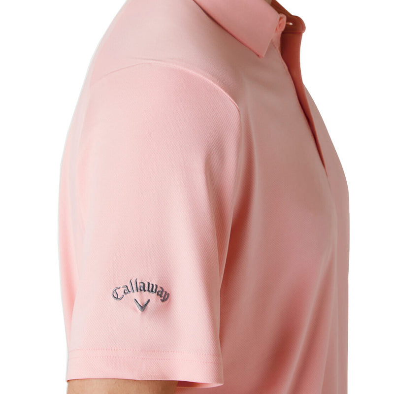 Callaway Swingtech Solid Polo Shirt - Candy Pink