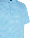 Callaway Tee Allover Print Polo Shirt - Hawaiian Surf