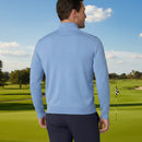Callaway 1/4 Zip Blended Merino Sweater - Mid Vista Blue