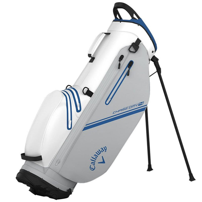 Callaway Chase Dry Waterproof Stand Bag - White/Silver/Royal