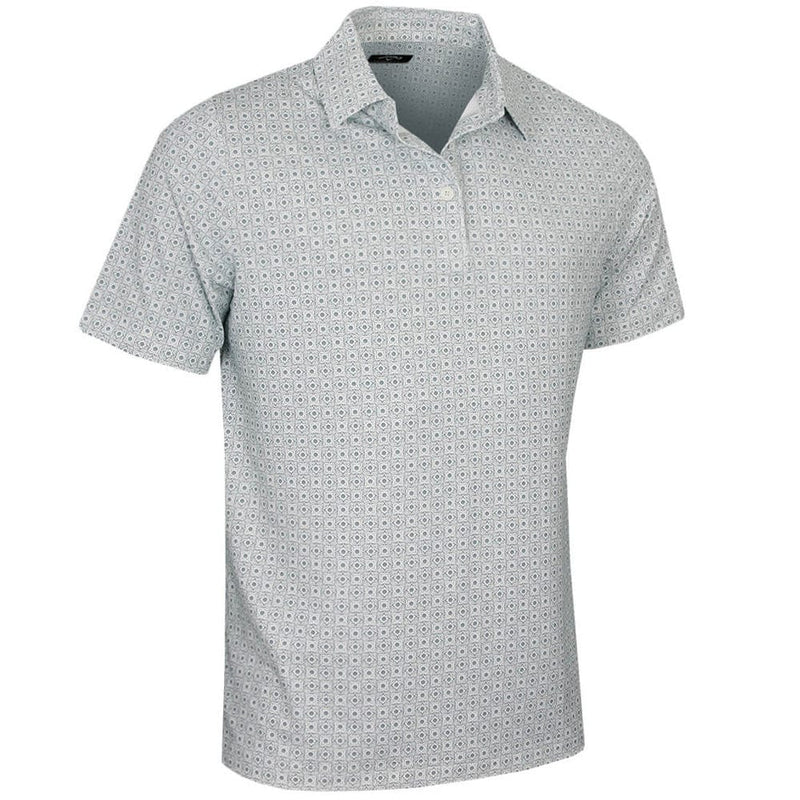 Callaway Golf Foulard Printed Polo Shirt - Bright White