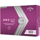 Callaway Ladies ERC Soft Reva Triple Track Golf Balls - White - 12 Pack