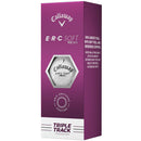 Callaway Ladies ERC Soft Reva Triple Track Golf Balls - White - 12 Pack