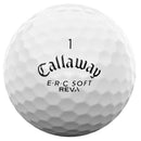 Callaway Ladies ERC Soft Reva Triple Track Golf Balls - White - 12 Pack
