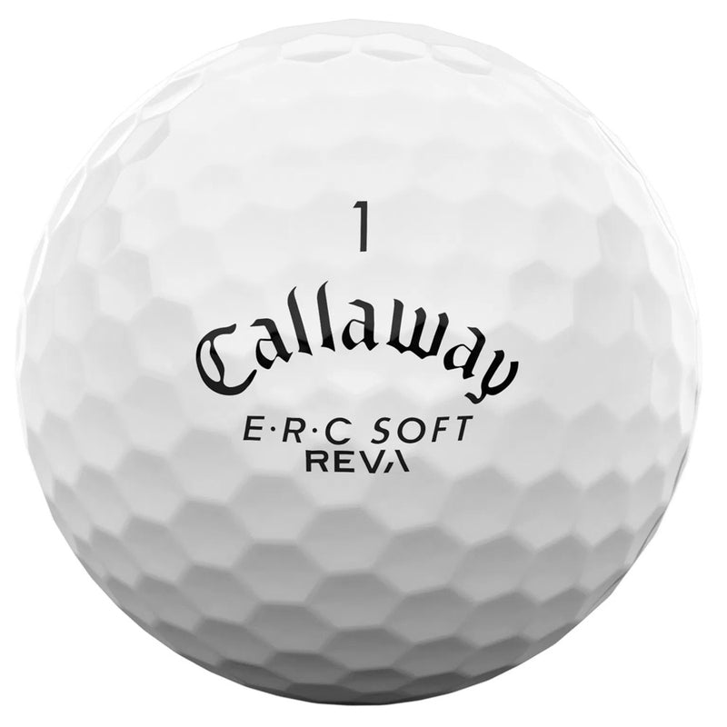 Callaway Ladies ERC Soft Reva Triple Track Golf Balls - White - 12 Pack