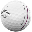 Callaway Ladies ERC Soft Reva Triple Track Golf Balls - White - 12 Pack