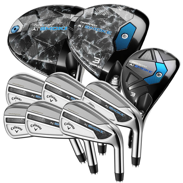 Callaway Paradym Ai Smoke Max Draw 9-Piece Package Set - Graphite