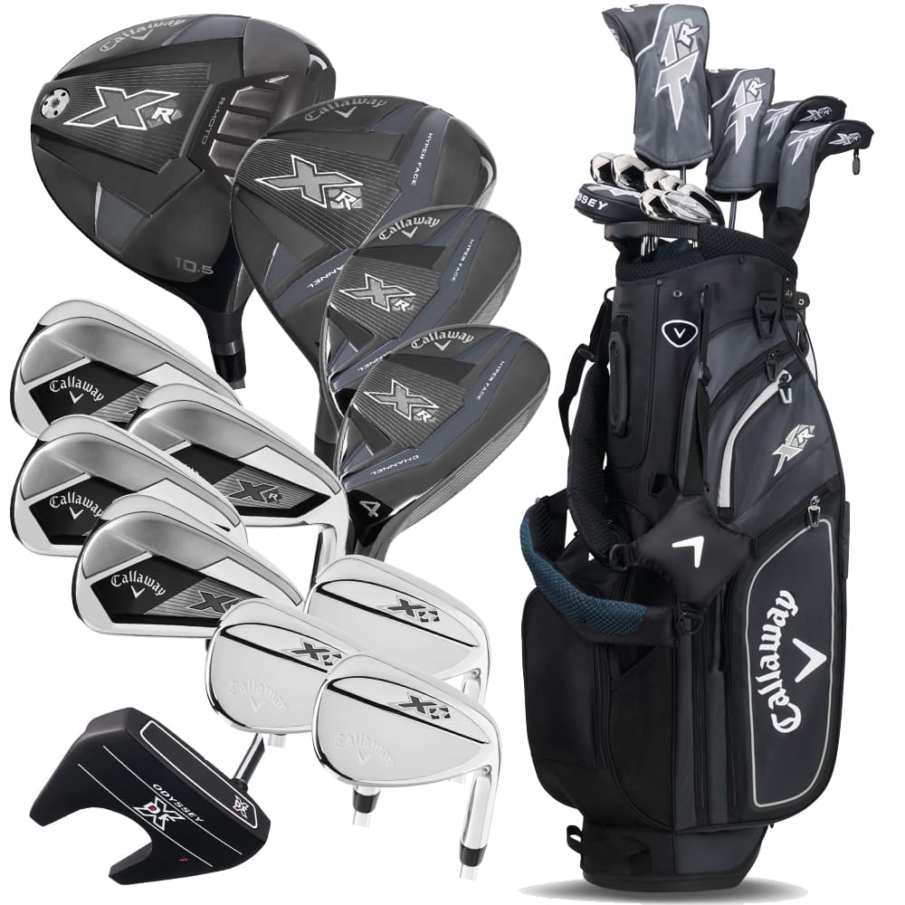 Callaway Rx Set Callaway XR 13-Piece Stand Bag Package Set - Black/Silver - Graphite