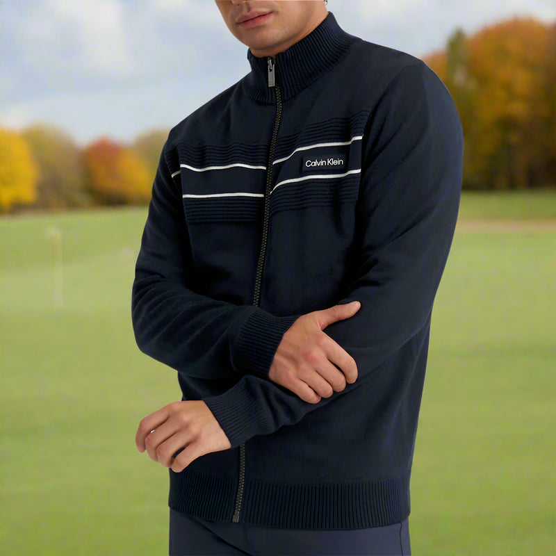 Calvin Klein Baxter Lined Sweater - Navy