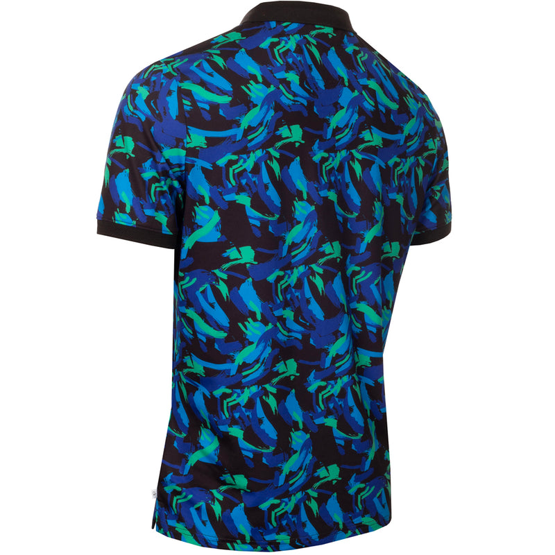 Calvin Klein Brushstroke Print Polo Shirt - Brushstroke Print