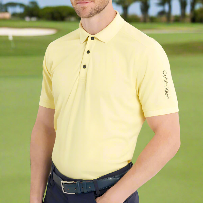 Calvin Klein Club Polo Shirt - Lemon