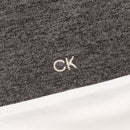 Calvin Klein Colour Block Polo Shirt - Charcoal Marl/White