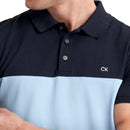 Calvin Klein Colour Block Polo Shirt - Navy/Blue