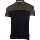 Calvin Klein Colour Block Polo Shirt - Olive Marl/Black