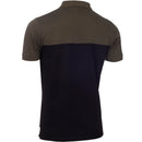 Calvin Klein Colour Block Polo Shirt - Olive Marl/Black