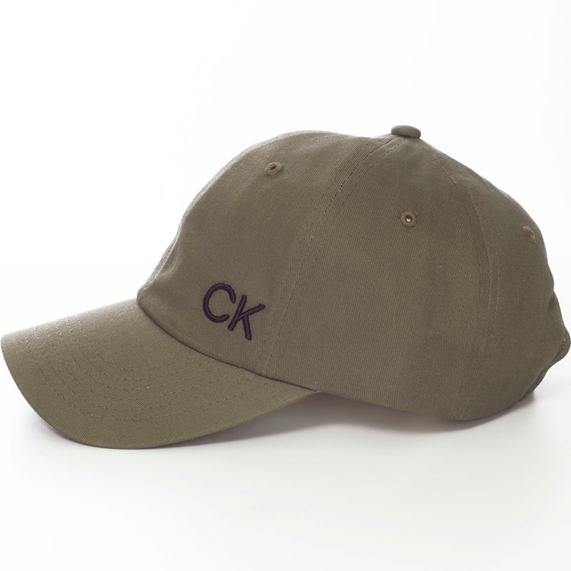 Calvin Klein Cotton Twill Caps - Khaki