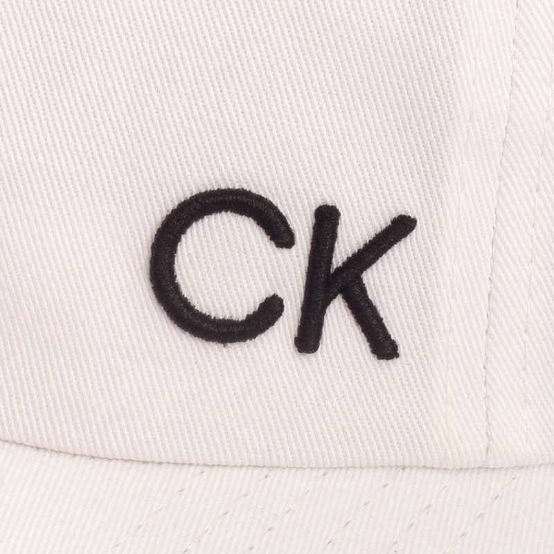 Calvin Klein Cotton Twill Caps - White